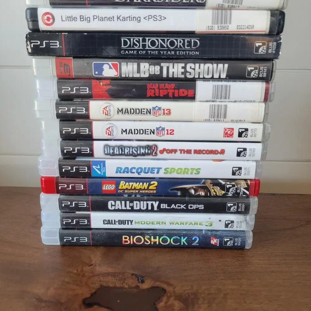 PS3 Lot Of 21 Random Games Call of Duty, Sports, Assassins Creed, Madden